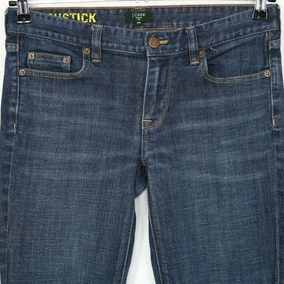 J.Crew Matchstick Skinny Slim Jeans Stretch Dark 29‎ Short 29S - Picture 9 of 12